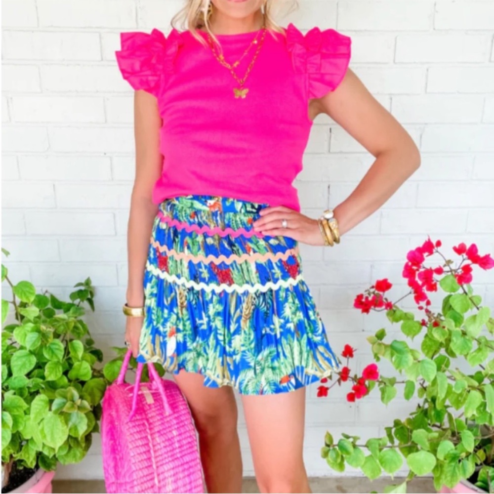 Entro NWT rickrack skirt